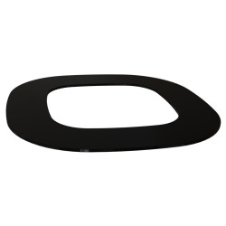 Встраиваемый фланец - HELO Himalaya, черное стекло  Встраиваемый фланец - HELO Himalaya, черное стекло