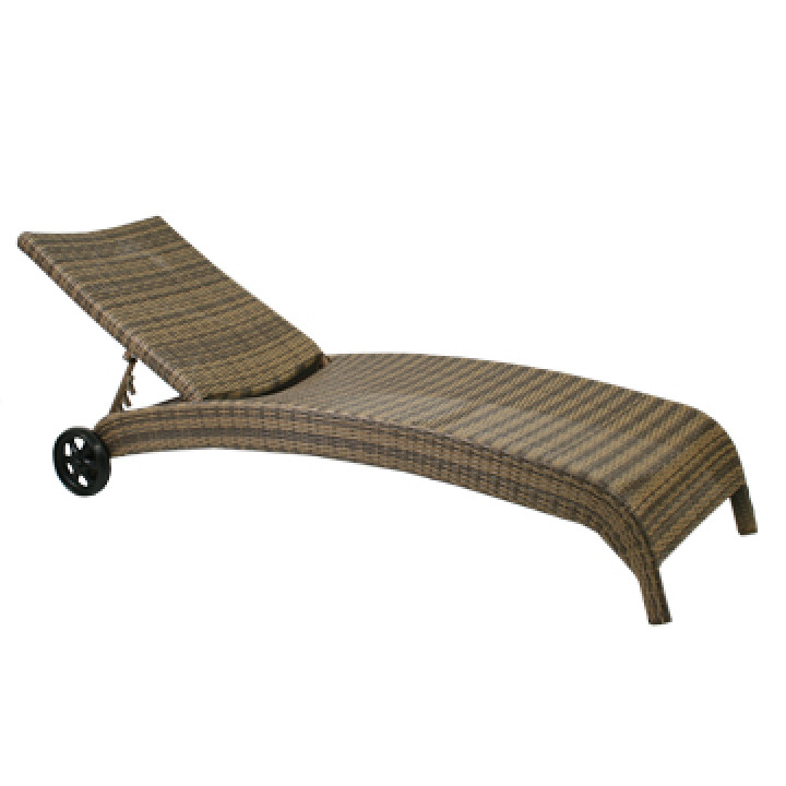 Шезлонг Wicker, Капучино