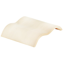 Подголовник деревянный SAWO волна 515-A, осина  Подголовник деревянный SAWO волна 515-A, осина