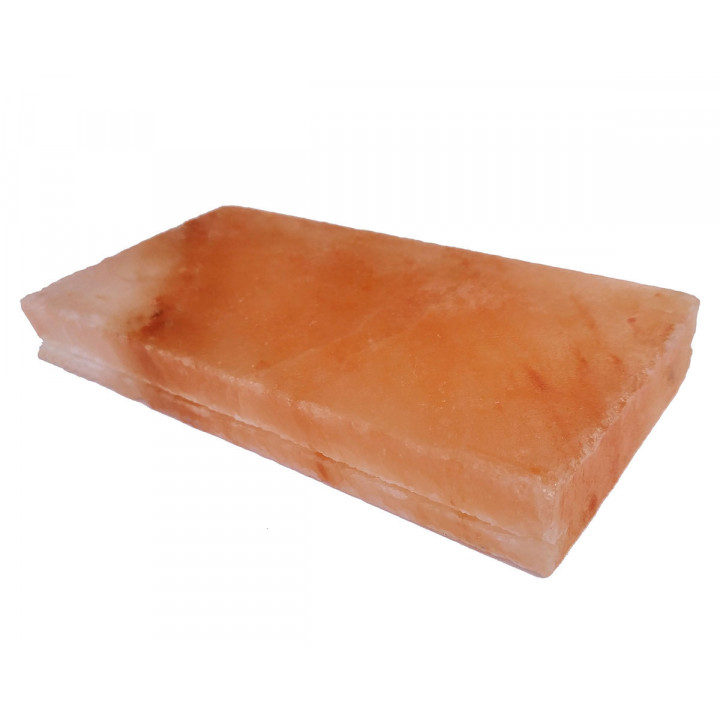 Полированные кирпичи из гималайской соли с выемкой, 200x100x25 мм.