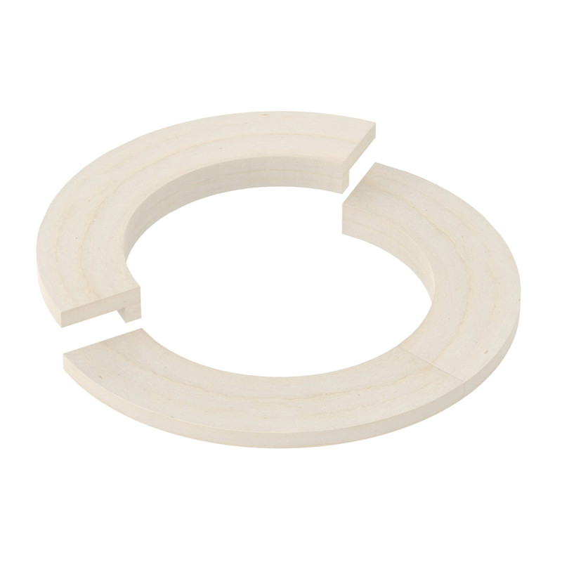 Встраиваемый фланец - для обогревателя SAWOTEC Tower Round, деревянный