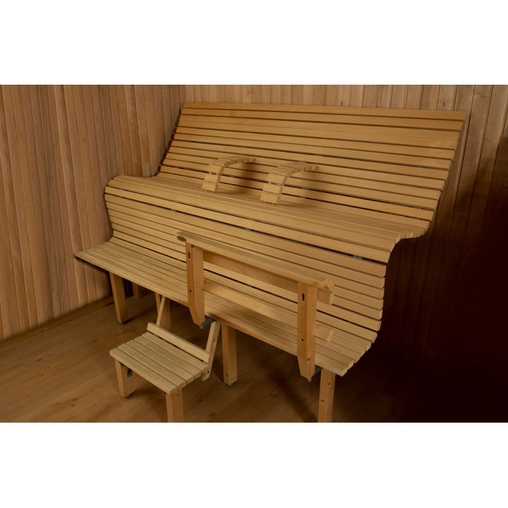Модульная кровать для сауны ERGONOMIC, Термо-осина