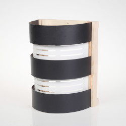 Абажур SAUFLEX, черный, белый  Абажур SAUFLEX, черный, белый