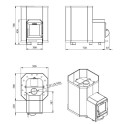 Дровяная банная печь - STOVEMAN 16-LS HEAVY - 2