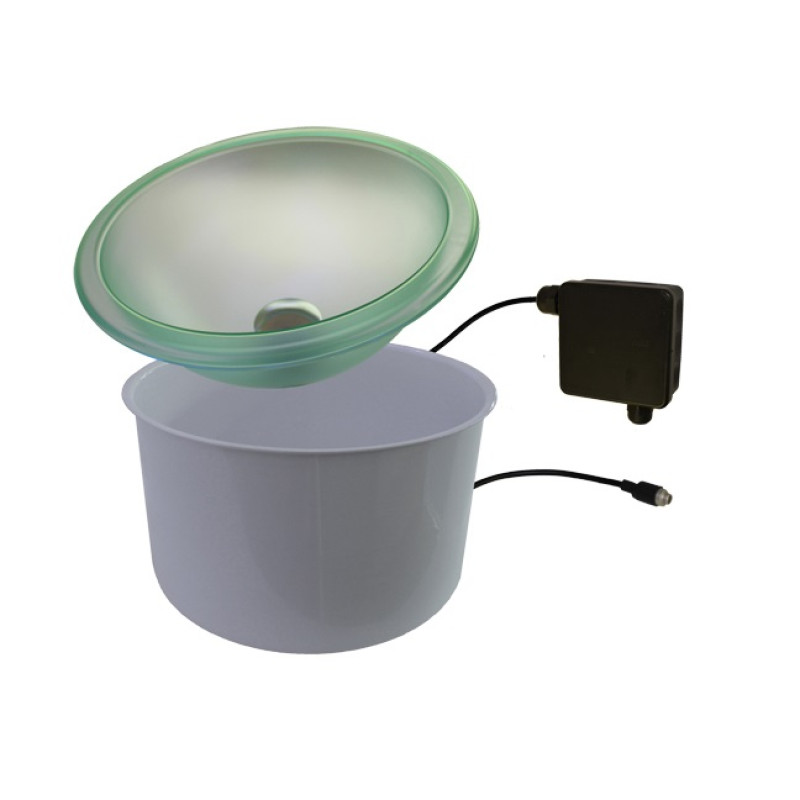 CARIITTI LED-подсветка миски с клапаном слива воды 5 л