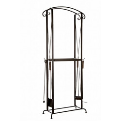 Подставка для дров с инструментами  Подставка для дров с инструментами