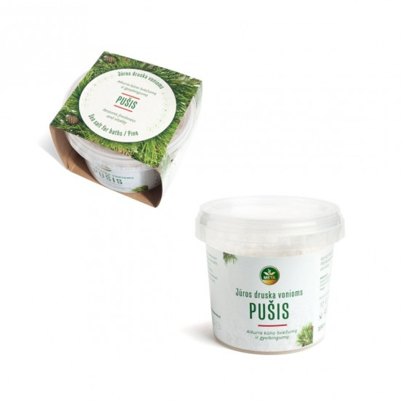 Морская соль с эфирным маслом сосны