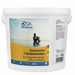 Медленнорастворимый хлор CHEMOCLOR T-Tablets 200 г, 5 кг