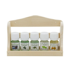 Набор ароматов ELIGA с деревянной настенной полкой  Набор ароматов ELIGA с деревянной настенной полкой