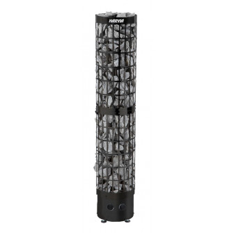 Электрический нагреватель для сауны - HARVIA Cilindro Black Steel PC66 6,6 кВт