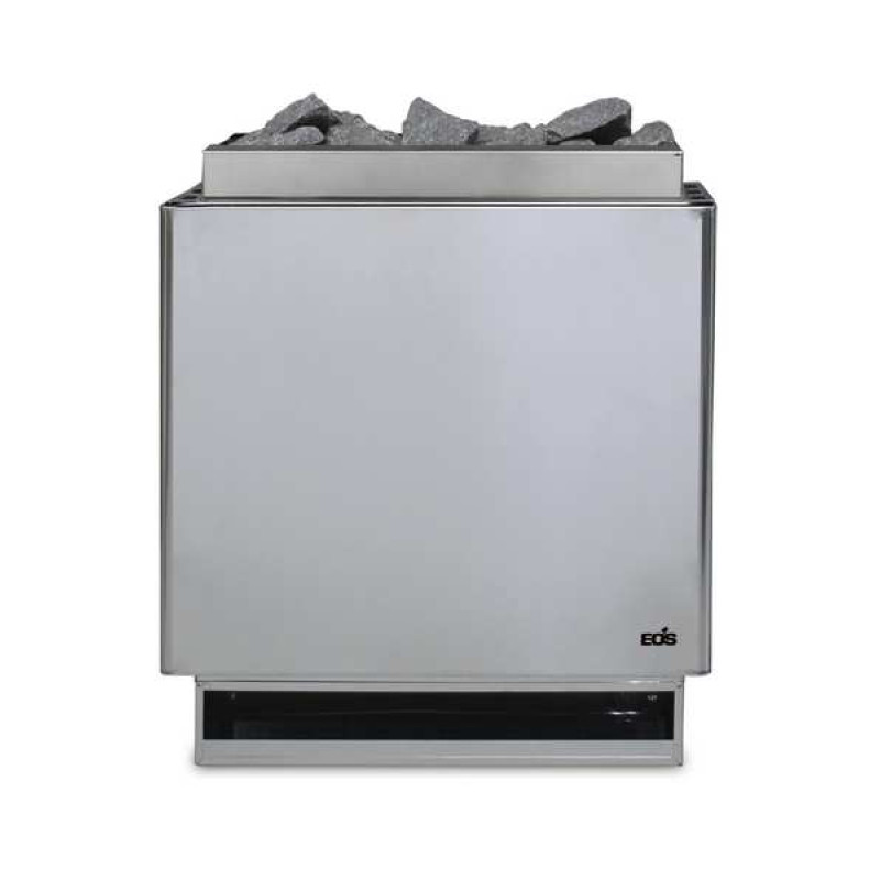 Электрическая каменка для сауны - EOS P1 W, отделка из нержавеющей стали