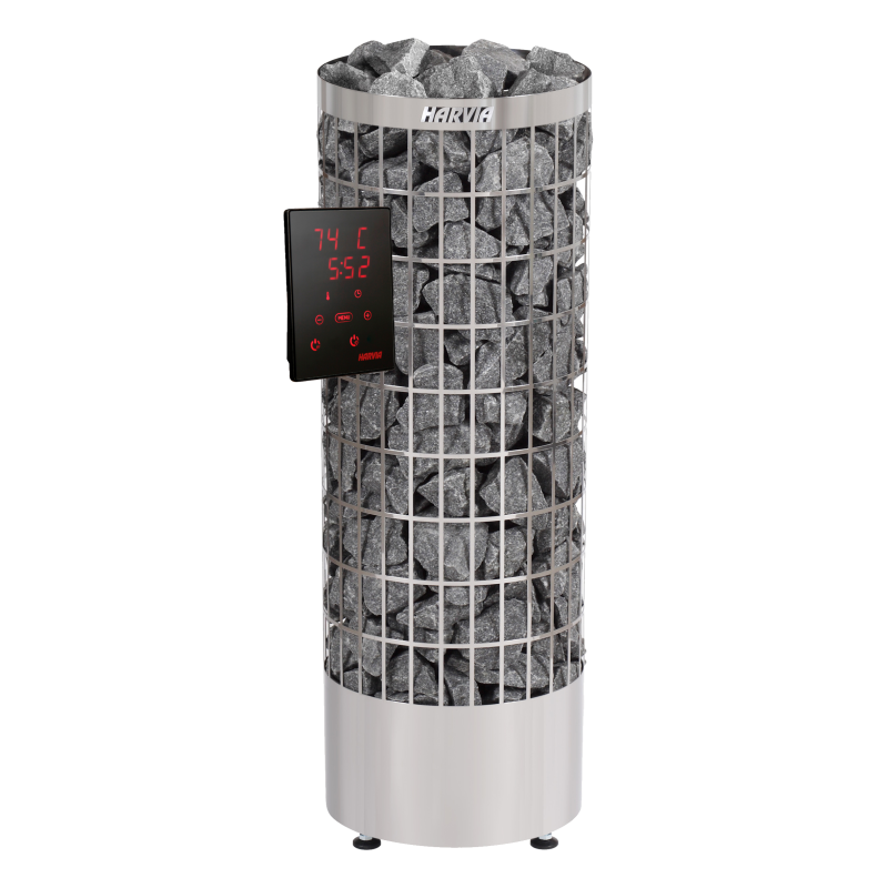 Электрическая каменка для сауны - HARVIA Cilindro PC70XW WiFi Steel 6,8 кВт