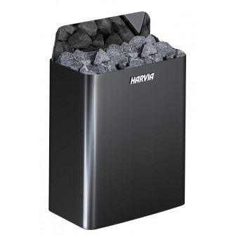 Электрический нагреватель для сауны - HARVIA The Wall Black Steel SW60E 6 кВт