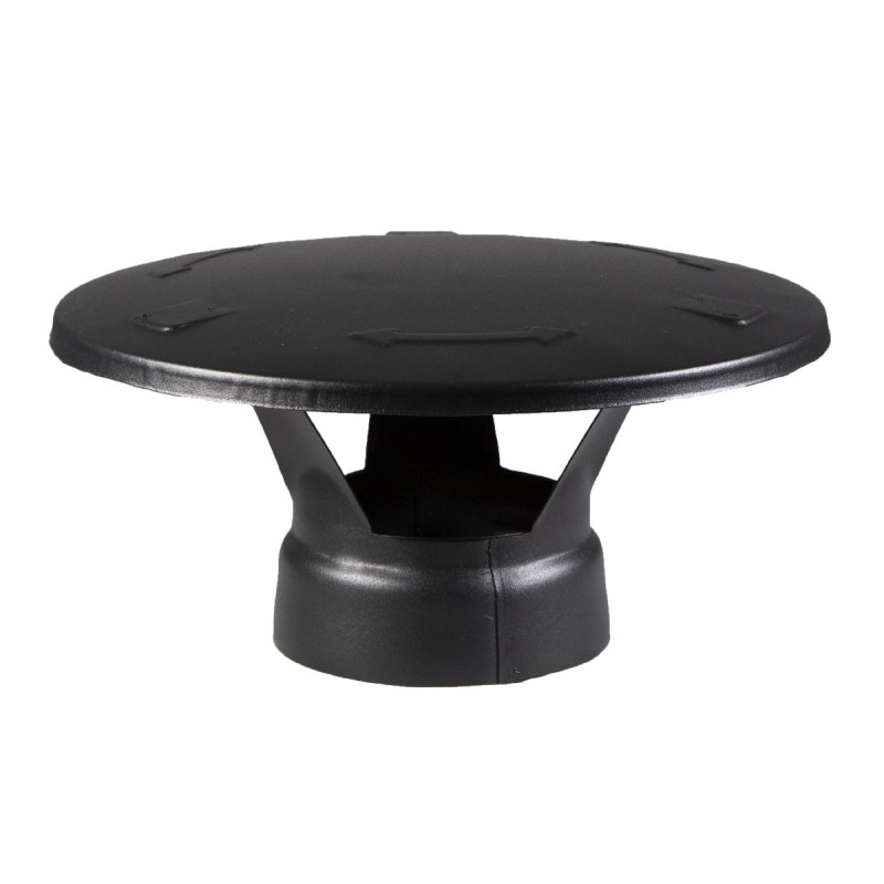 Запасная часть для стального дымохода печи HARVIA - Дождевик, черный