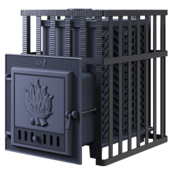 Дровяная каменка для сауны GEFEST - GFS ZK 30 в решетке 