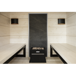 Каменная стена HARVIA, Серая рама  Каменная стена HARVIA, Серая рама