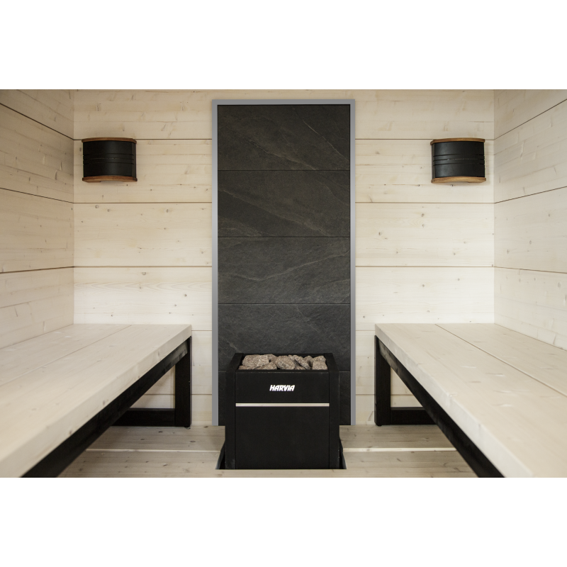 Каменная стена HARVIA, Серая рама