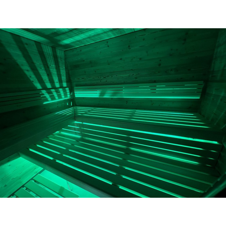 СВЕТОДИОДНЫЙ ПРОЖЕКТ SAUFLEX RGB С БЛОКОМ УПРАВЛЕНИЯ
