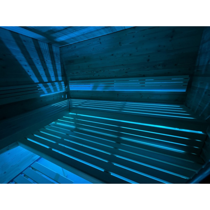 СВЕТОДИОДНЫЙ ПРОЖЕКТ SAUFLEX RGB С БЛОКОМ УПРАВЛЕНИЯ