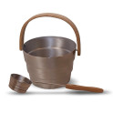 SAUNIA PYORRE набор из ведра и черпака 6 л, алюминий - 0