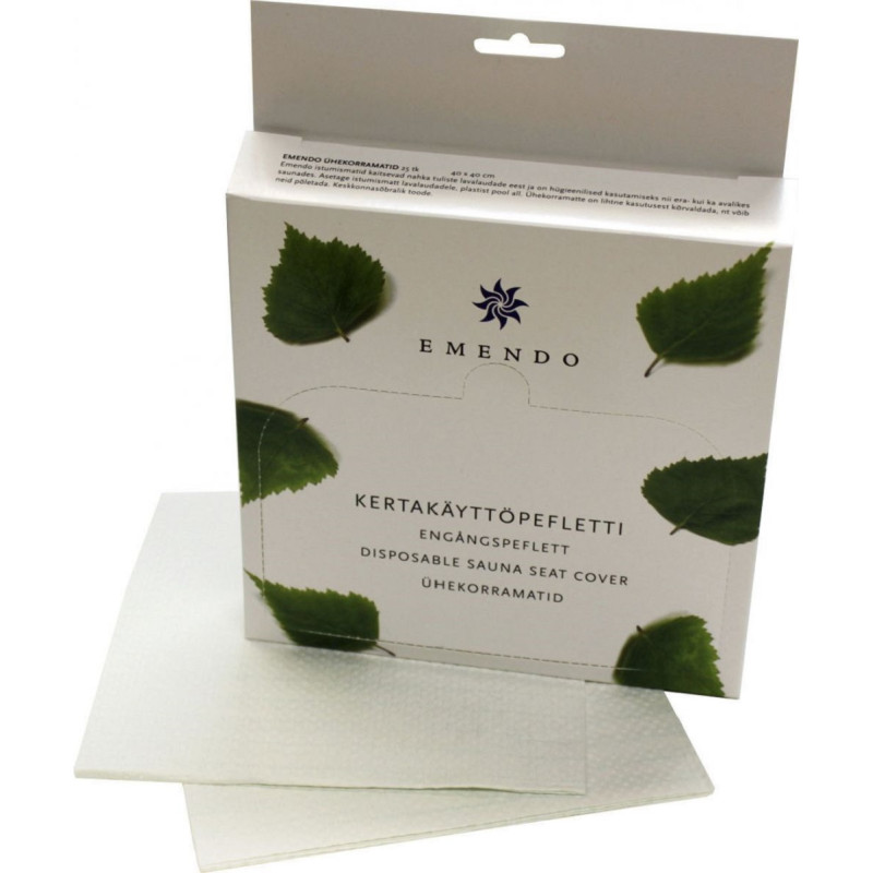 Одноразовые подушки для сидения в сауне EMENDO, 25 шт.
