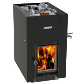 Дровяная печь для сауны - HARVIA Linear 22 GreenFlame ES  Дровяная печь для сауны - HARVIA Linear 22 GreenFlame ES