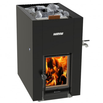Дровяная печь для сауны - HARVIA Linear 22 GreenFlame ES