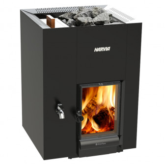 Дровяная печь для сауны - HARVIA Linear 22 GreenFlame LS