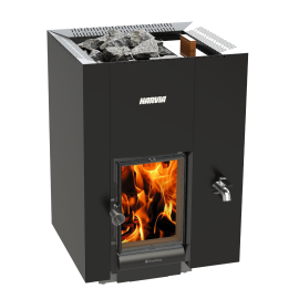 Дровяная печь для сауны - HARVIA Linear 22 GreenFlame RS  Дровяная печь для сауны - HARVIA Linear 22 GreenFlame RS