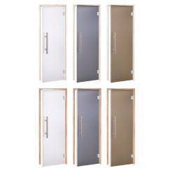 Стеклянные двери для сауны AD LUX, Матовое стекло  Стеклянные двери для сауны AD LUX, Матовое стекло