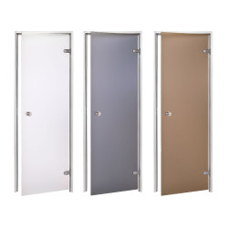 Стеклянные двери AD для паровой сауны, Стекло матовое  Стеклянные двери AD для паровой сауны, Стекло матовое