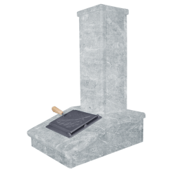 Отделка дымохода камнем, талкохлорит, 790 мм 