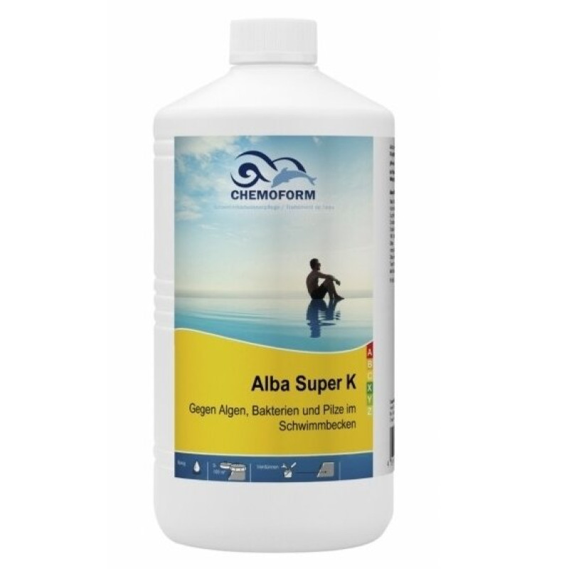 Непенящийся альгицид CHEMOFORM Alba Super K, 1 л
