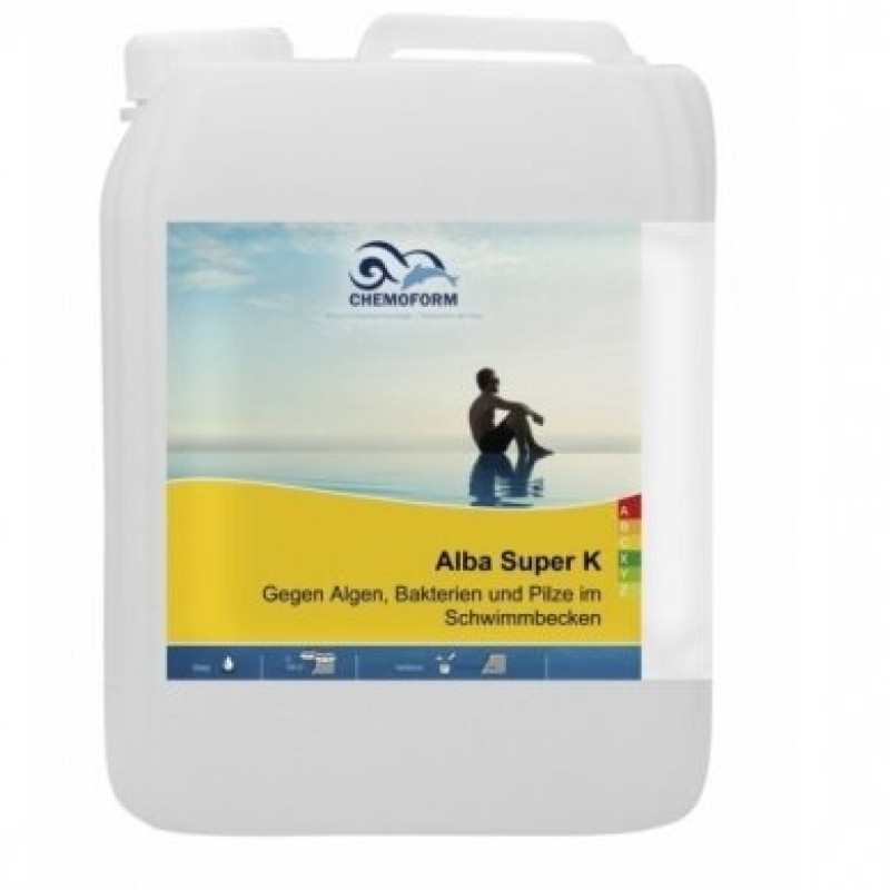 Непенящийся альгицид CHEMOFORM Alba Super K, 5 л