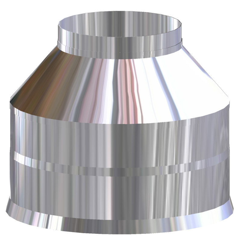 Патрубок дымоходный (верхний) 0,5мм, НП