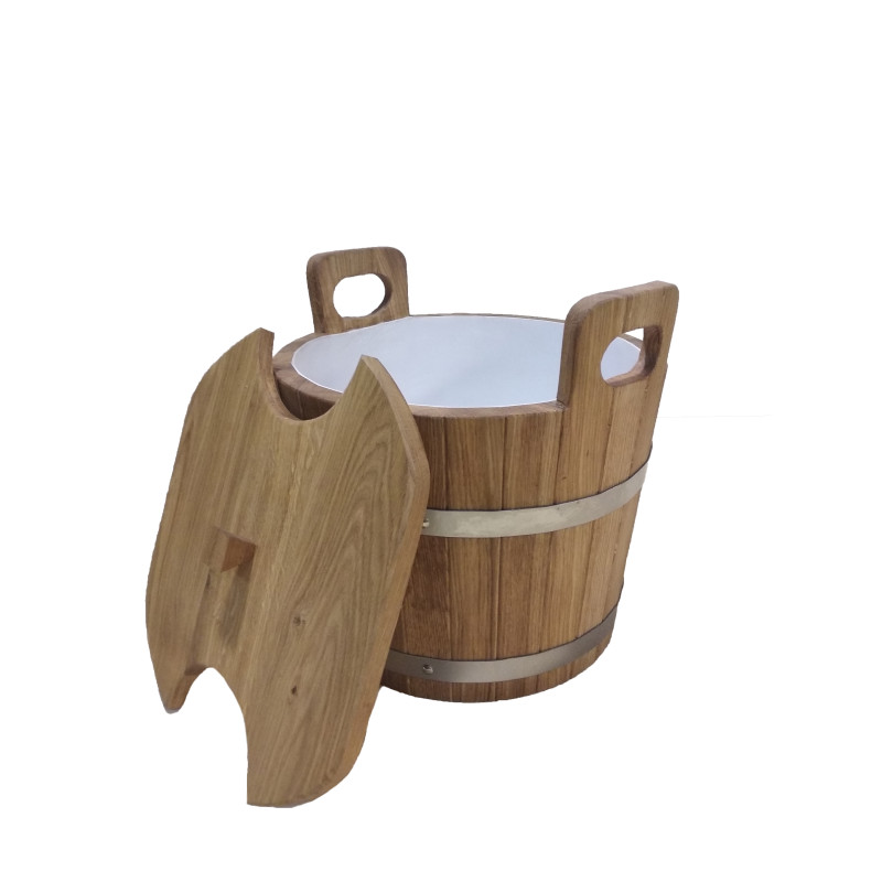 Дубовая чаша с крышкой, 24 л