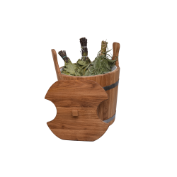 Дубовое ведро для венник, 12л 