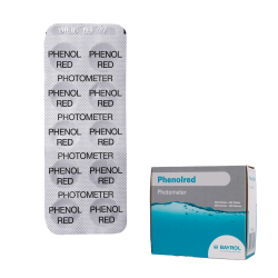 Таблетки для анализа воды для фотометра Phenolred, определение pH, 10 таблеток  Таблетки для анализа воды для фотометра Phenolred, определение pH, 10 таблеток