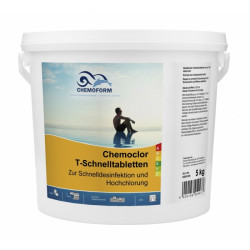 Быстрорастворимые таблетки хлора CHEMOCLOR, 5 кг