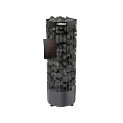 Электрический нагреватель для сауны - HARVIA Cilindro Black Steel PC90XE 9 кВт 