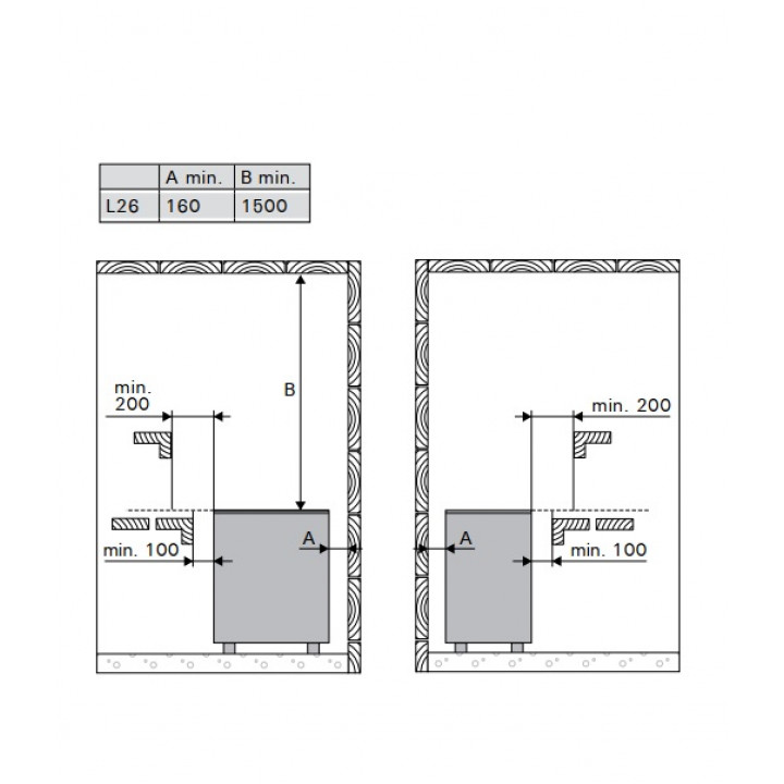 Электрический нагреватель для сауны - HARVIA Club Pro L26 26,0 кВт