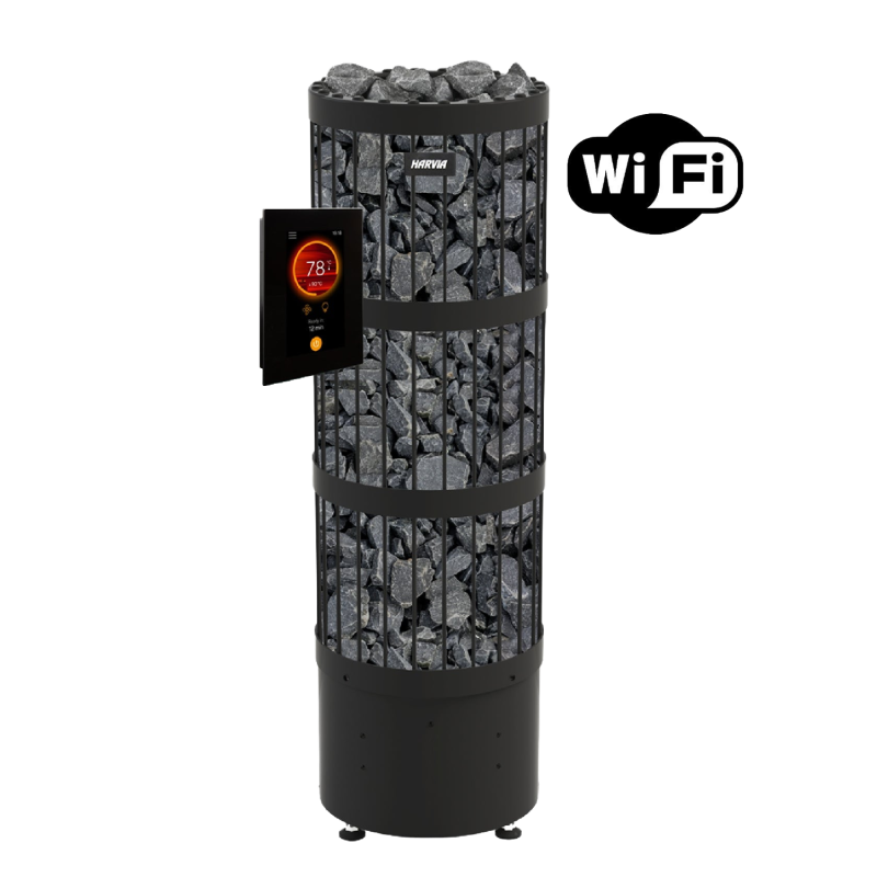 Электрический обогреватель для сауны - Harvia Legend PO110FC 10,8 кВт WiFi, черный