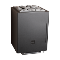 Электрический нагреватель для сауны - HUUM Core Wall Combi, черный