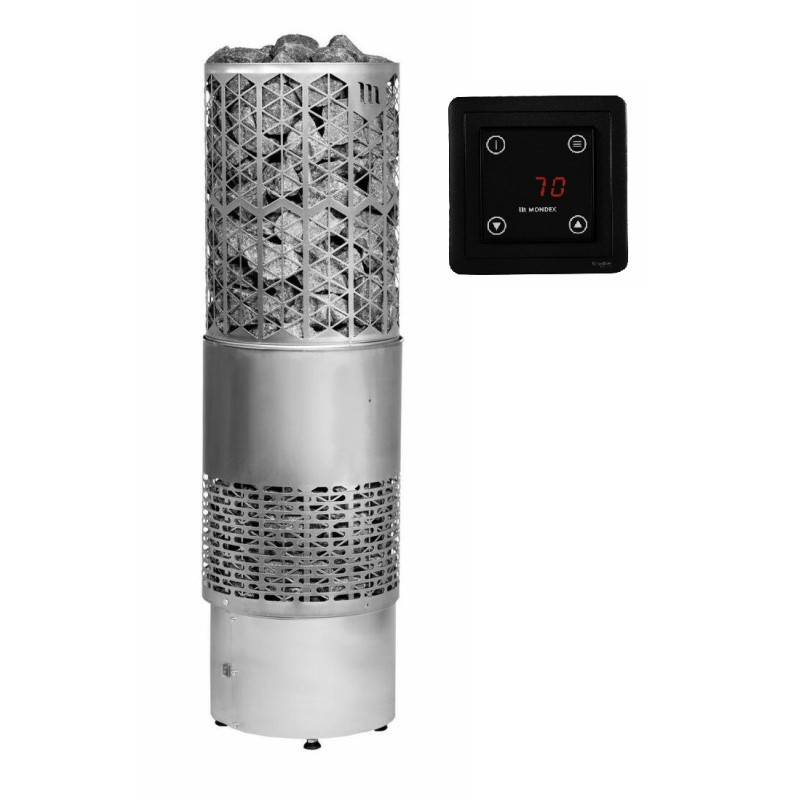 Электрическая каменка для сауны - MONDEX KAIRA, сталь