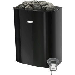Электрическая каменка для сауны NARVI NC Electric, черная, 6 кВт  Электрическая каменка для сауны NARVI NC Electric, черная, 6 кВт