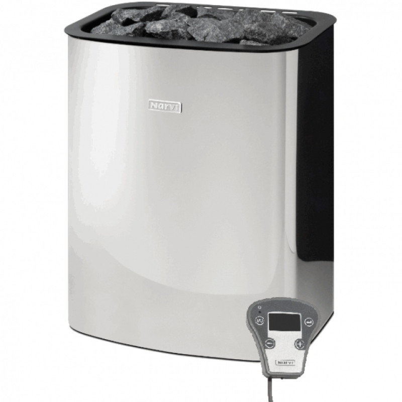 Электрическая каменка для сауны NARVI NC Electric, нержавеющая сталь, 6 кВт