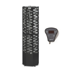 Электрическая каменка для сауны - NARVI SMOOTH 10,5 кВт, черная  Электрическая каменка для сауны - NARVI SMOOTH 10,5 кВт, черная