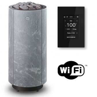 Электрический нагреватель для сауны TULIKIVI KAARNA Classic M с панелью управления Wi-Fi.