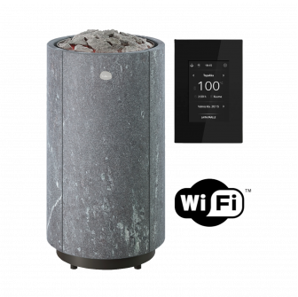 Электрический нагреватель для сауны TULIKIVI KAARNA Nobile L с панелью управления Wi-Fi.