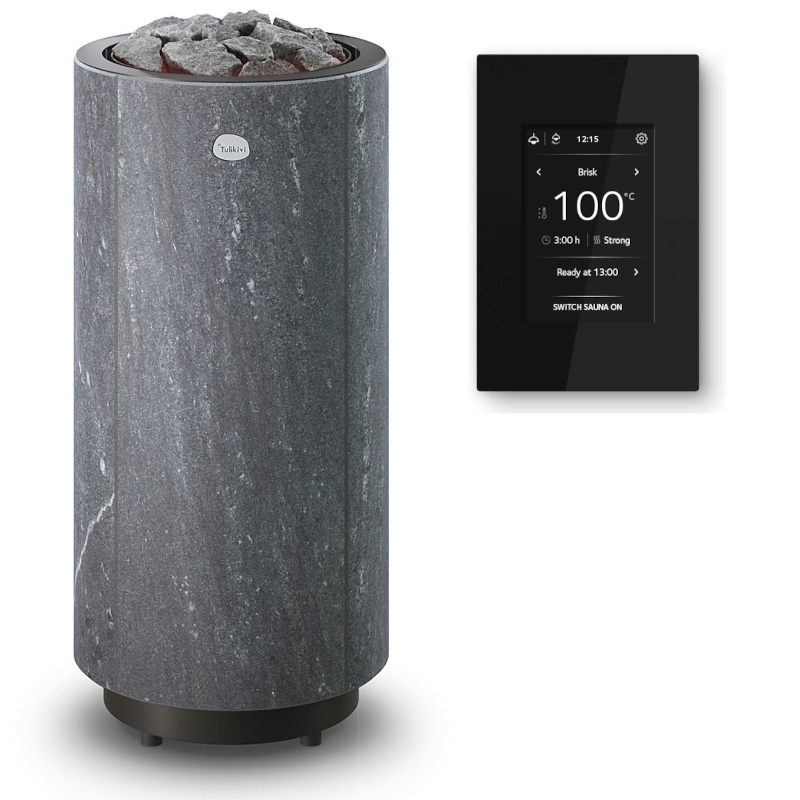Электрическая каменка для сауны TULIKIVI KAARNA Nobile, с панелью управления